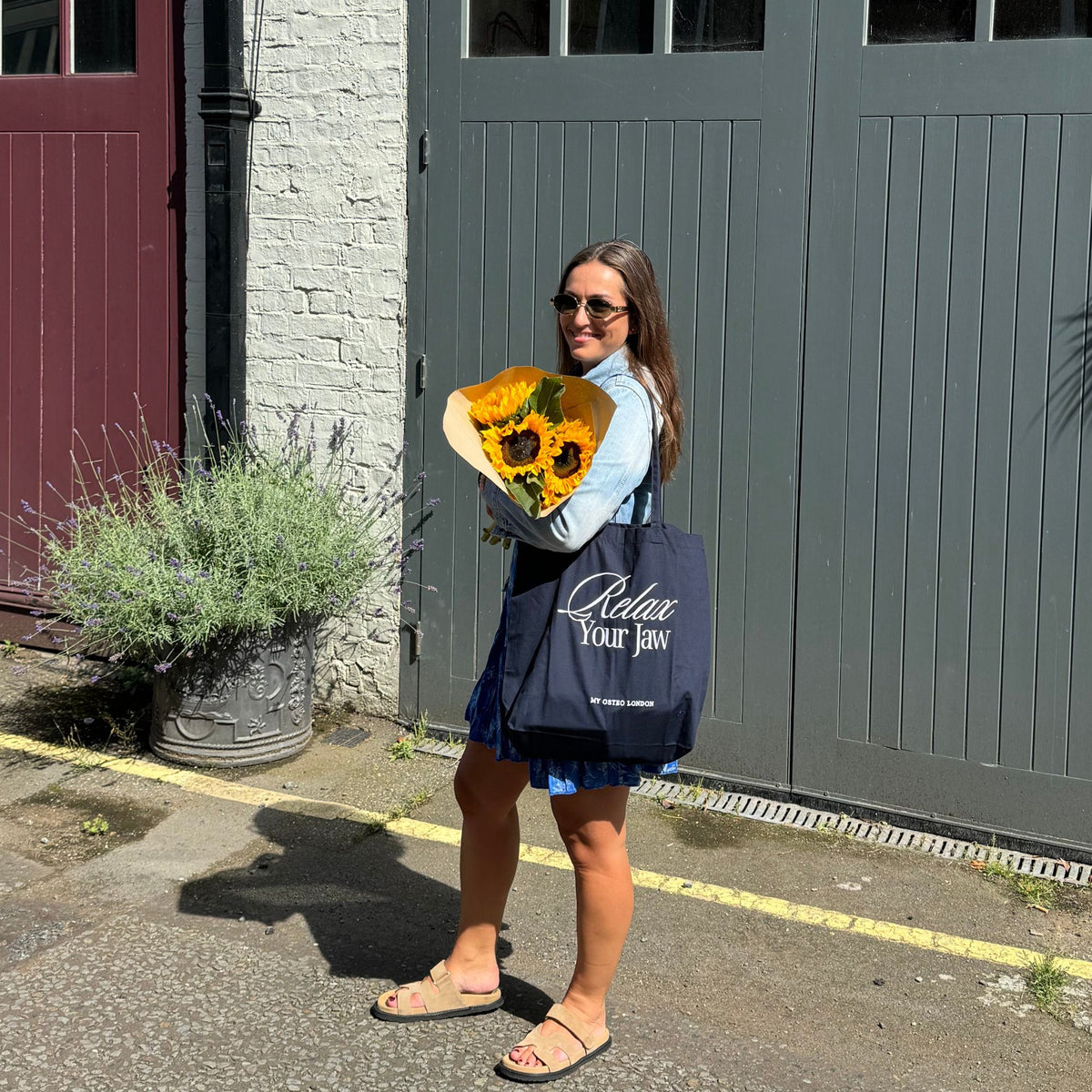 Relax Your Jaw Tote Bag