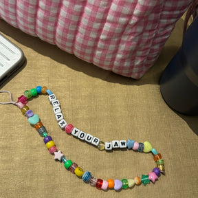 Relax Your Jaw Phone Charm